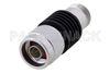 9 dB Fixed Attenuator, N Male to N Female Black Anodized Aluminum Heatsink Body Rated to 5 Watts Up to 6 GHz