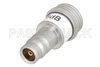 6 dB Fixed Attenuator, QN Male to QN Female Brass Tri-Metal Body Rated to 1 Watt Up to 3 GHz