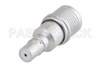 9 dB Fixed Attenuator, QMA Male to QMA Female Brass Tri-Metal Body Rated to 1 Watt Up to 6 GHz