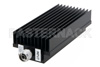 20 dB Fixed Attenuator, N Male to N Female Directional Black Anodized Aluminum Heatsink Body Rated to 250 Watts Up to 8.5 GHz