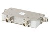 Dual Junction Circulator with 40 dB Isolation from 1.7 GHz to 2.2 GHz, 50 Watts and N Female