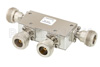 Dual Junction Circulator With 36 dB Isolation From 4 GHz to 8 GHz, 10 Watts And N Female