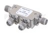 Dual Junction Circulator With 40 dB Isolation From 7 GHz to 12.4 GHz, 5 Watts And SMA Female