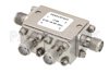 Dual Junction Circulator With 32 dB Isolation From 8 GHz to 18 GHz, 5 Watts And SMA Female