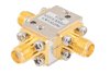 Circulator with 18 dB Isolation from 8 GHz to 12 GHz, 10 Watts and SMA Female