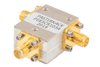 High Power Circulator with 17 dB Isolation from 4 GHz to 8 GHz, 80 Watts and SMA Female