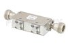 Dual Junction Isolator With 36 dB Isolation From 4 GHz to 8 GHz, 10 Watts And N Female