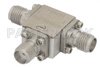 Circulator With 18 dB Isolation From 7 GHz to 12.4 GHz, 10 Watts And SMA Female