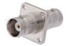 4 Hole Flange Mount BNC Female to BNC Female Adapter