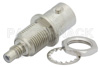 Bulkhead Mount SMC Jack to BNC Female Adapter
