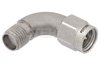 SMA Male to SMA Female Radius Right Angle Adapter, Functional Up to 18 GHz