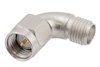 SMA Male to SMA Female Radius Right Angle Passivated Stainless Steel Adapter