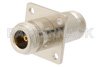 N Female to N Female 4 Hole Flange Mount Adapter
