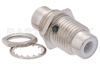 75 Ohm SMC Jack to 75 Ohm SMC Jack Bulkhead Mount Adapter