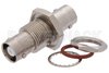 Bulkhead Mount Hermetically Sealed MHV Female to MHV Female Adapter