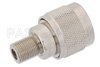 75 Ohm N Male to 75 Ohm F Female Adapter