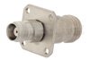 Precision 4 Hole Flange Mount N Female to TNC Female Adapter