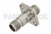 4 Hole Flange Mount 2.92mm Female to 2.92mm Female Adapter