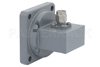 WR-102 Square Cover Flange to SMA Male Waveguide to Coax Adapter Operating From 7 GHz to 11 GHz