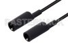 Alligator Clip to Alligator Clip Cable 12 Inch Length Using Black Wire