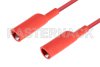 Alligator Clip to Alligator Clip Cable 36 Inch Length Using Red Wire