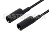 Alligator Clip to Alligator Clip Cable 6 Inch Length Using Black Wire