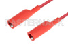 Alligator Clip to Alligator Clip Cable 72 Inch Length Using Red Wire