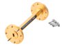 WR-19 Instrumentation Grade Straight Waveguide Section 3 Inch Length, UG-383/U-Mod Round Cover Flange from 40 GHz to 60 GHz
