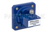 WR-75 Square Cover Flange to SMA Female Waveguide to Coax Adapter Operating from 10 GHz to 15 GHz