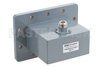 WR-340 CPR-340G Grooved Flange to N Female Waveguide to Coax Adapter Operating from 2.2 GHz to 3.3 GHz