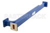 WR-112 Waveguide 30 dB Broadwall Coupler, UG-51/U Square Cover Flange, E-Plane Coupled Port, 7.05 GHz to 10 GHz, Copper Alloy