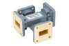 WR-75 Waveguide 30 dB Crossguide Coupler, Square Cover Flange, 10 GHz to 15 GHz, Copper Alloy