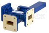 WR-75 Waveguide 40 dB Crossguide Coupler, 3 Port Square Cover Flange, 10 GHz to 15 GHz, Bronze