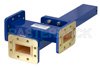 WR-137 Waveguide 20 dB Crossguide Coupler, 3 Port CPR-137G Flange, 5.85 GHz to 8.2 GHz, Bronze