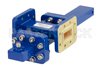WR-90 Waveguide 30 dB Crossguide Coupler, CPR-90G Flange, SMA Female Coupled Port, 8.2 GHz to 12.4 GHz, Bronze