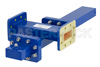 WR-137 Waveguide 20 dB Crossguide Coupler, CPR-137G Flange, SMA Female Coupled Port, 5.85 GHz to 8.2 GHz, Bronze