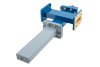 WR-137 Waveguide 50 dB Crossguide Coupler, CPR-137G Flange, SMA Female Coupled Port, 5.85 GHz to 8.2 GHz, Bronze