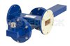 WR-137 Waveguide 20 dB Crossguide Coupler, UG-344/U Round Cover Flange, N Female Coupled Port, 5.85 GHz to 8.2 GHz, Bronze