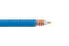 Low Loss SPP-375-LLPL Plenum Rated Corrugated Coax Cable with Blue FEP Jacket Superflexible