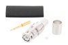 BNC Male Connector Crimp/Solder Attachment for LMR-400, PE-C400