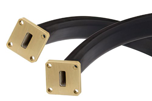 WR-42 可扭软波导，12英寸，UG-595/U 方盖法兰，工作频率18 GHz至26.5 GHz