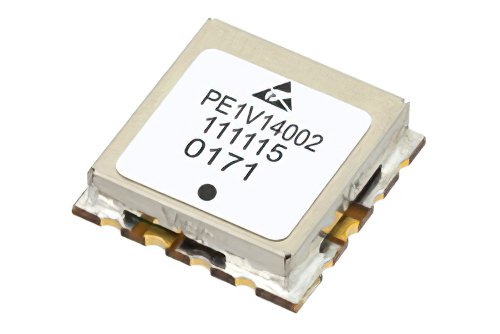 0.5英寸商用表面贴装(SMT)压控振荡器(VCO)，1.57 GHz至1.85 GHz，相位噪声-101 dBc/Hz