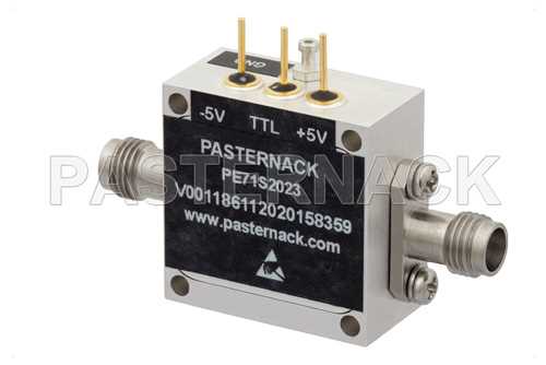 单刀单掷PIN二极管开关，工作频率50 MHz至67 GHz，高达+27 dBm，1.85mm连接器