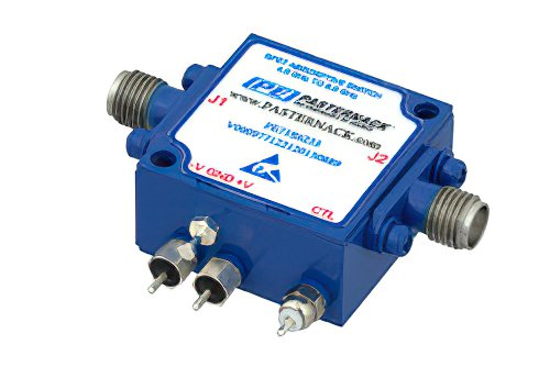 单刀双掷PIN二极管开关，工作频率4 GHz至8 GHz，高达+20 dBm，SMA