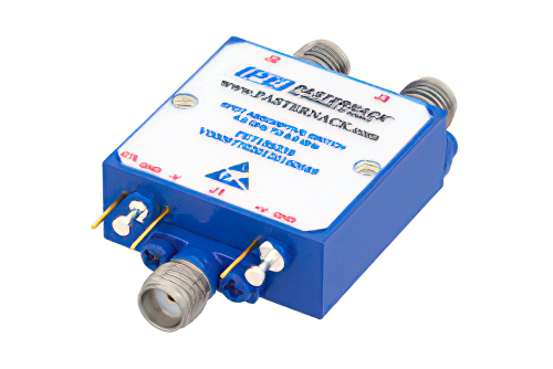 SPDT PIN二极管开关，工作频率为4 GHz至8 GHz，高达+20 dBm，SMA