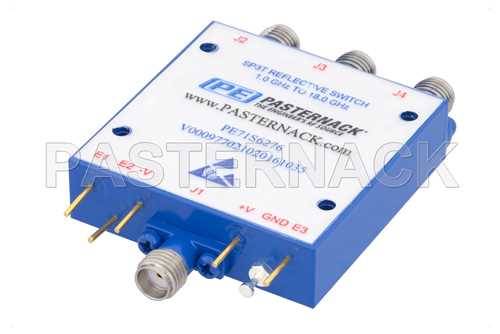 SP3T PIN二极管开关，工作频率为1 GHz至18 GHz，高达+20 dBm，SMA