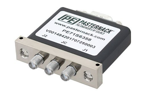 单刀双掷机电继电器闩锁开关，端接，DC~18 GHz，高达 90W，12V，SMA