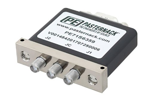 单刀双掷机电继电器闩锁开关，端接，DC~18 GHz，高达 90W，28V，SMA