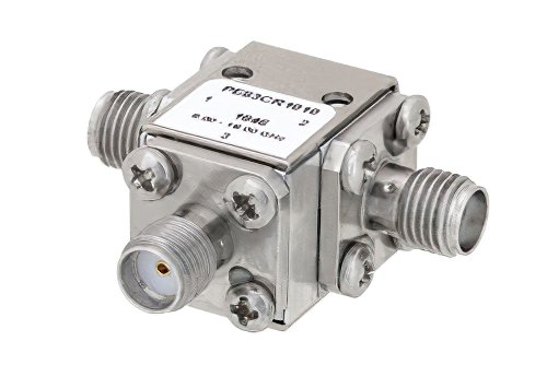 高功率环行器，隔离度16 dB，8 GHz至18 GHz，50瓦，SMA母头