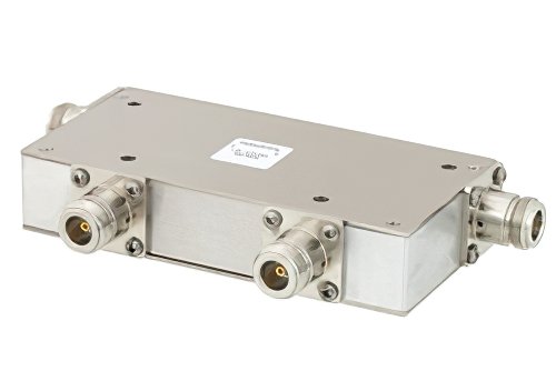 双节环行器，隔离度40 dB，1.7 GHz至2.2 GHz，10瓦，N型母头